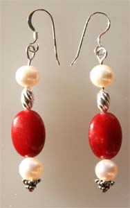 Dream Jade  Pearl Earrings