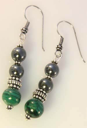 Mellow Malachite Earrings