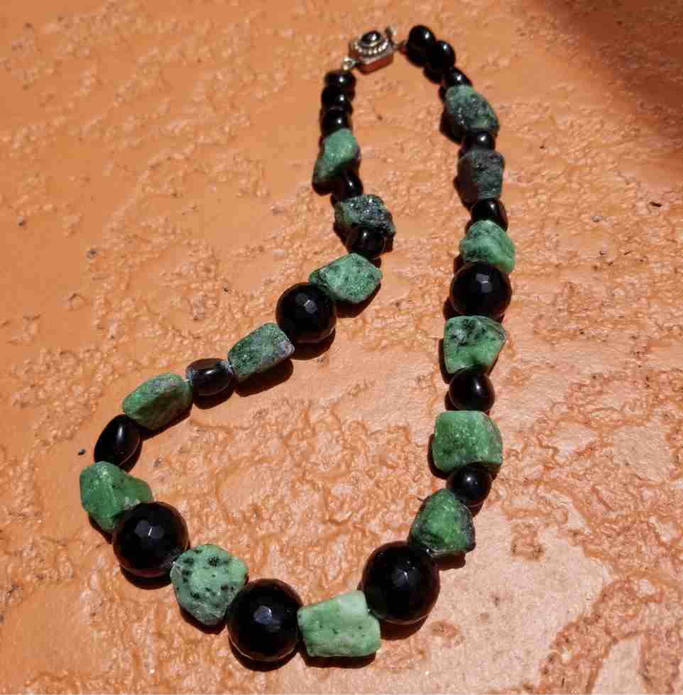 Ruby in Zoisite Necklace