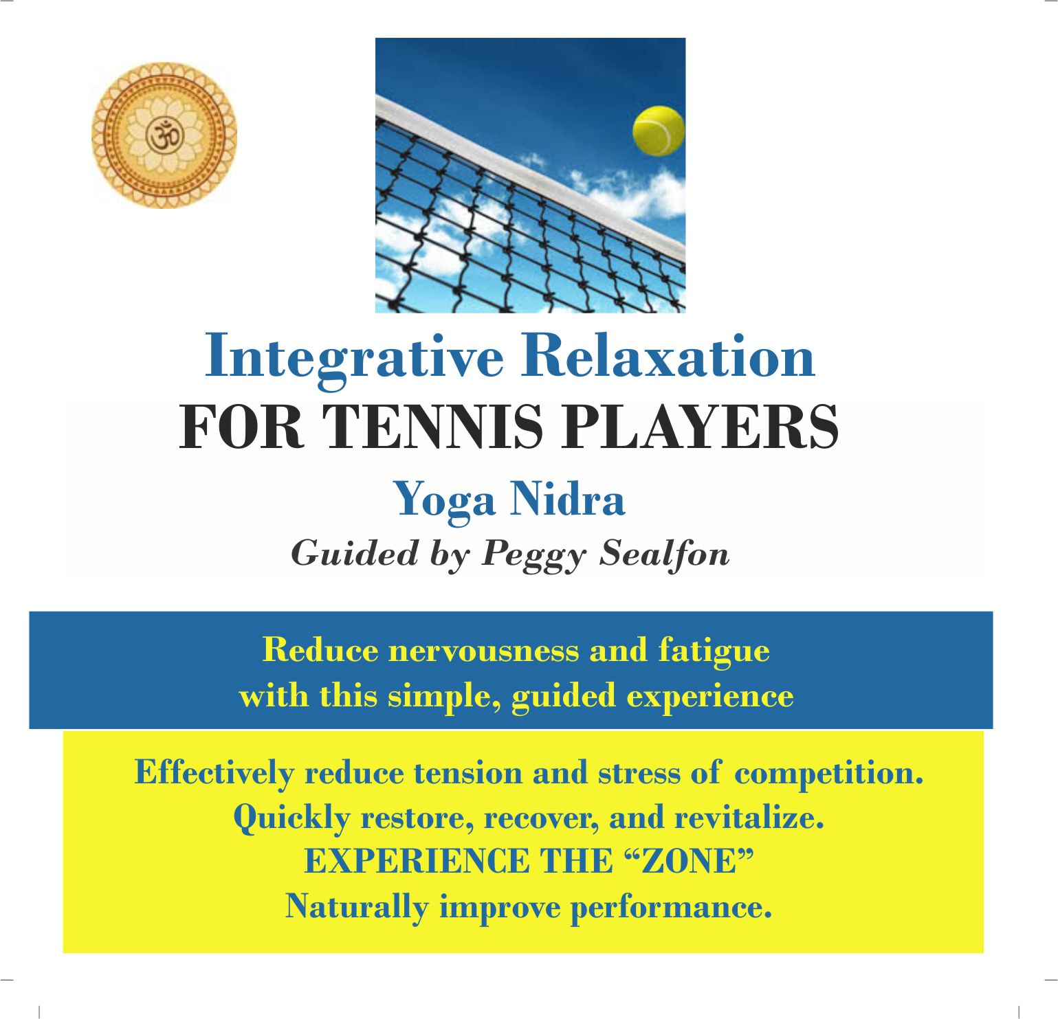 Integrative Relaxation for Tennis Players